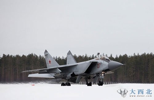 資料圖：俄空軍米格-31戰(zhàn)斗機