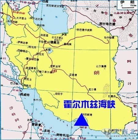 資料圖：中東地區(qū)石油輸出要道霍爾木茲海峽