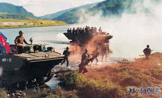 資料圖：朝鮮人民軍部隊進(jìn)行作戰(zhàn)演練