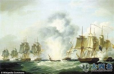 1804年，梅賽德斯號(hào)軍艦駛離秘魯橫穿大西洋時(shí)被英國(guó)軍艦擊沉，當(dāng)時(shí)船上載有200人。這次沉船給西班牙造成無(wú)法彌補(bǔ)的損失，也最終導(dǎo)致了英西開(kāi)戰(zhàn)。