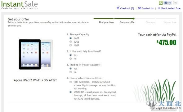 目前eBay以及其他電子商務公司正在推動iPad以舊換新的折現(xiàn)業(yè)務。