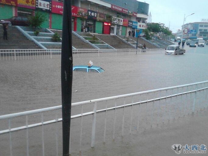 甘肅玉門出現(xiàn)強(qiáng)降水 多地受災(zāi)