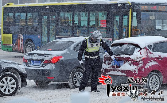 烏魯木齊市大雪為33年來12月最強降雪 累計降雪17.7毫米