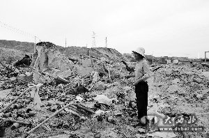 花卉溫室被夷為平地