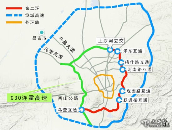 東繞城高速10月30日貫通 烏魯木齊二環(huán)、三環(huán)都有啦