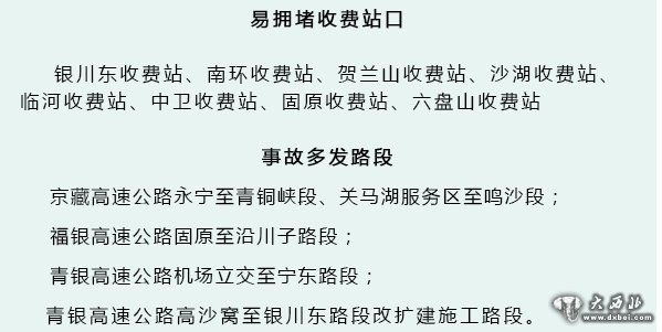 寧夏高速交警發(fā)布五一出行提示