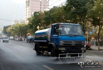 改裝后的前置灑水車輛