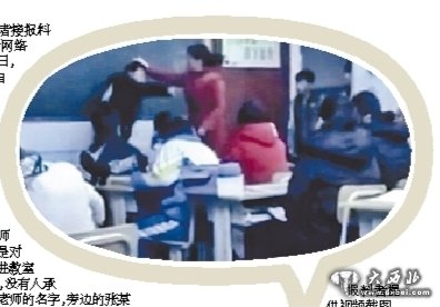 喊叫老師名字 初二男生被扇耳光