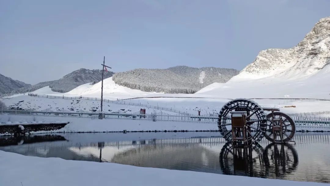 瑞雪送吉祥冰溝河景區(qū)