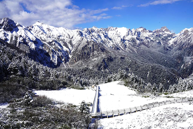 雪落官鵝溝